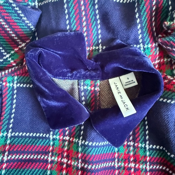 Janie and Jack Holiday Christmas Dress Girls Size 5 - Picture 4 of 6